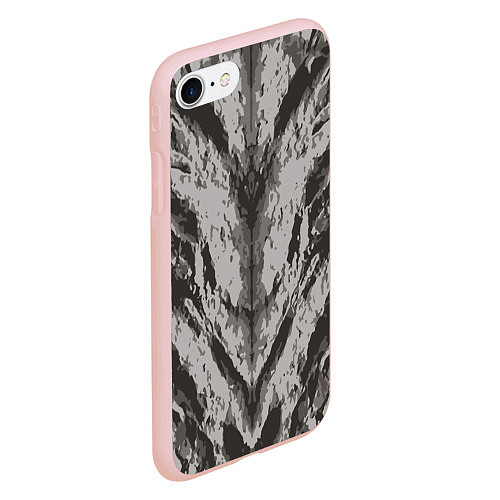 Чехол iPhone 7/8 матовый Asgards rock / 3D-Светло-розовый – фото 2