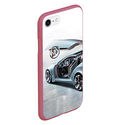Чехол iPhone 7/8 матовый Buick Riviera Concept, цвет: 3D-малиновый — фото 2
