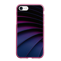 Чехол iPhone 7/8 матовый Спиральные тёмные пластины