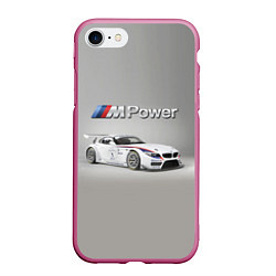 Чехол iPhone 7/8 матовый BMW Z4 GT3 - Motorsport - racing team