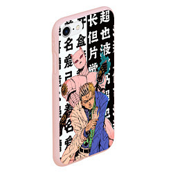 Чехол iPhone 7/8 матовый Кирай Йошикаге - JOJO, цвет: 3D-светло-розовый — фото 2