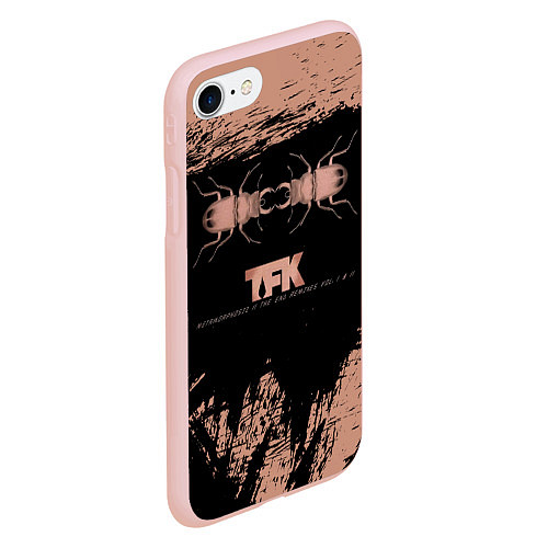 Чехол iPhone 7/8 матовый Thousand Foot Krutch Metamorphosis / 3D-Светло-розовый – фото 2