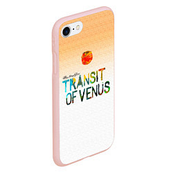 Чехол iPhone 7/8 матовый Transit of Venus - Three Days Grace, цвет: 3D-светло-розовый — фото 2