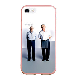 Чехол iPhone 7/8 матовый Vessel - Twenty One Pilots, цвет: 3D-светло-розовый