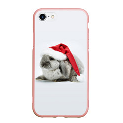 Чехол iPhone 7/8 матовый Рождественский кролик - 2023