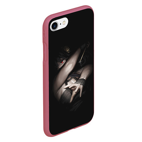 Чехол iPhone 7/8 матовый Йор Форджер в тени - Семья шпиона / 3D-Малиновый – фото 2