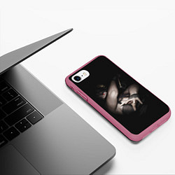 Чехол iPhone 7/8 матовый Йор Форджер в тени - Семья шпиона, цвет: 3D-малиновый — фото 2