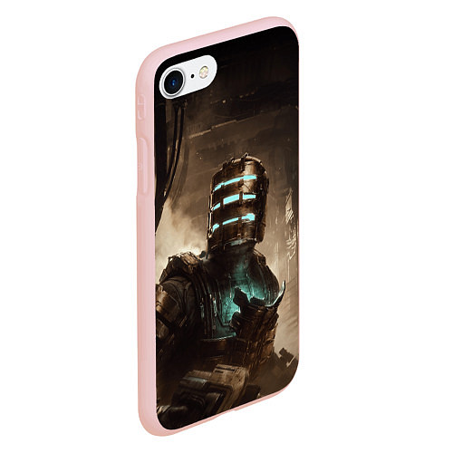 Чехол iPhone 7/8 матовый Айзек Кларк Dead space remake / 3D-Светло-розовый – фото 2