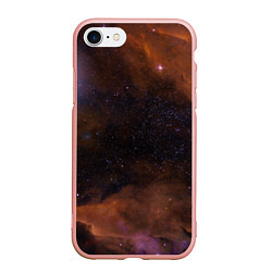 Чехол iPhone 7/8 матовый Космос и множество звёзды