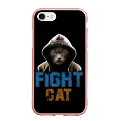 Чехол iPhone 7/8 матовый Бойцовский клуб : бойцовский кот