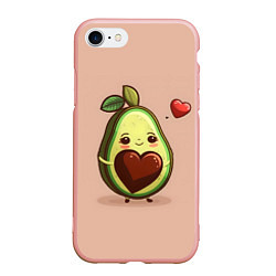 Чехол iPhone 7/8 матовый Влюбленная авокадо - парные