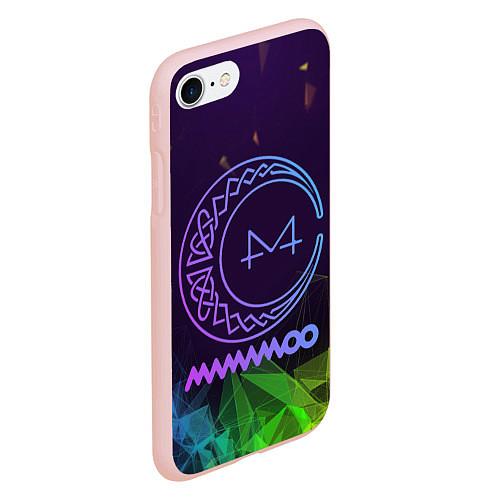 Чехол iPhone 7/8 матовый Mamamoo emblem / 3D-Светло-розовый – фото 2