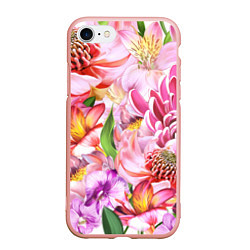 Чехол iPhone 7/8 матовый Цветочный рай