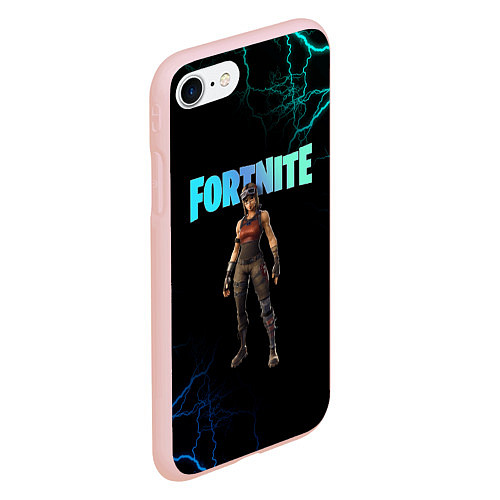 Чехол iPhone 7/8 матовый Renegade Raider Fortnite / 3D-Светло-розовый – фото 2