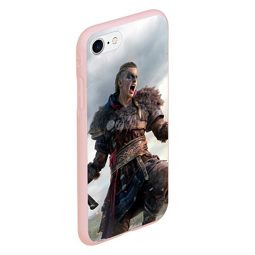 Чехол iPhone 7/8 матовый Assassins Creed Эйвор / 3D-Светло-розовый – фото 2