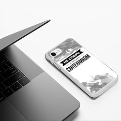 Чехол iPhone 7/8 матовый Не спорь с лучшим сантехником никогда, цвет: 3D-белый — фото 2