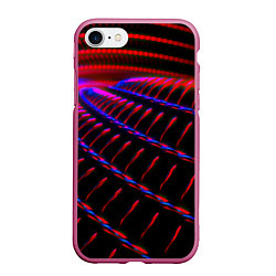 Чехол iPhone 7/8 матовый Geometry neon texture