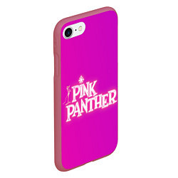 Чехол iPhone 7/8 матовый Pink panther, цвет: 3D-малиновый — фото 2