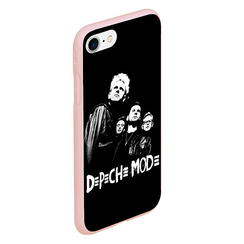 Чехол iPhone 7/8 матовый Depeche Mode Violator / 3D-Светло-розовый – фото 2