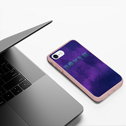 Чехол iPhone 7/8 матовый Равнодушный, цвет: 3D-светло-розовый — фото 2