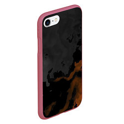 Чехол iPhone 7/8 матовый Темнота, цвет: 3D-малиновый — фото 2