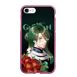 Чехол iPhone 7/8 матовый Genshin Impact Baizhu