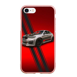 Чехол iPhone 7/8 матовый Немецкий кроссовер BMW X6 2007 года