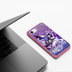 Чехол iPhone 7/8 матовый Арлан Хонкай Стар Рейл, цвет: 3D-малиновый — фото 2