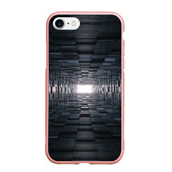 Чехол iPhone 7/8 матовый Тёмная геометрия