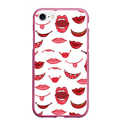 Чехол iPhone 7/8 матовый Сладкие губы