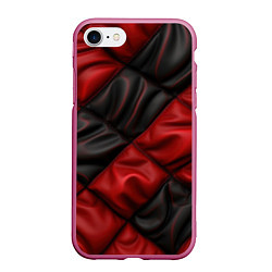 Чехол iPhone 7/8 матовый Red black luxury