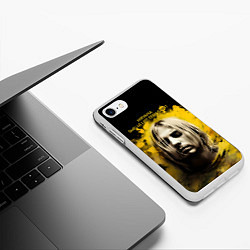 Чехол iPhone 7/8 матовый Nirvana Graffiti, цвет: 3D-белый — фото 2