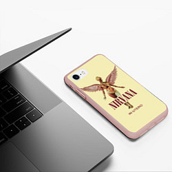 Чехол iPhone 7/8 матовый Nirvana - In utero, цвет: 3D-светло-розовый — фото 2