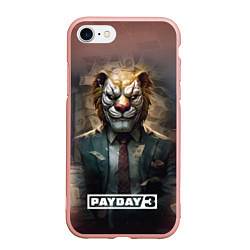 Чехол iPhone 7/8 матовый Payday 3 lion, цвет: 3D-светло-розовый
