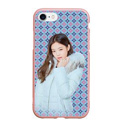 Чехол iPhone 7/8 матовый Blackpink Jennie Kim Blackpink winter style