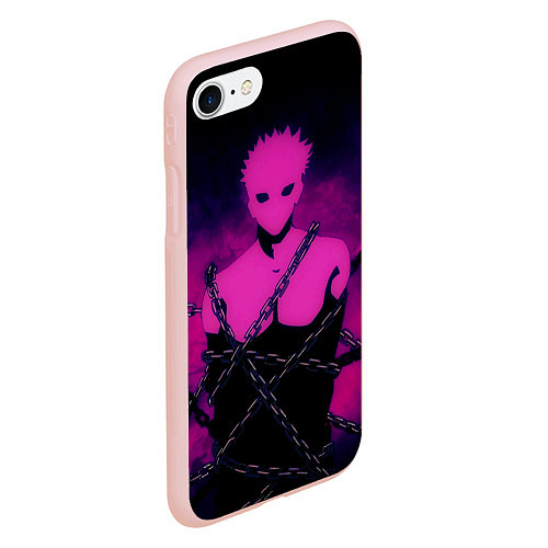 Чехол iPhone 7/8 матовый Сукуна- магическая битва / 3D-Светло-розовый – фото 2