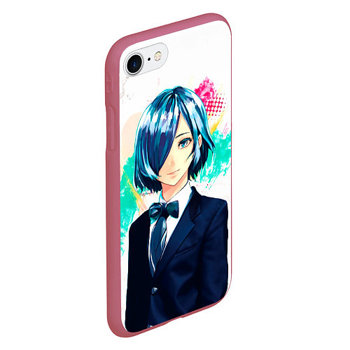 Чехол iPhone 7/8 матовый Touka Kirishima / 3D-Малиновый – фото 2