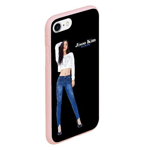 Чехол iPhone 7/8 матовый Blackpink Magnificent Jisoo / 3D-Светло-розовый – фото 2