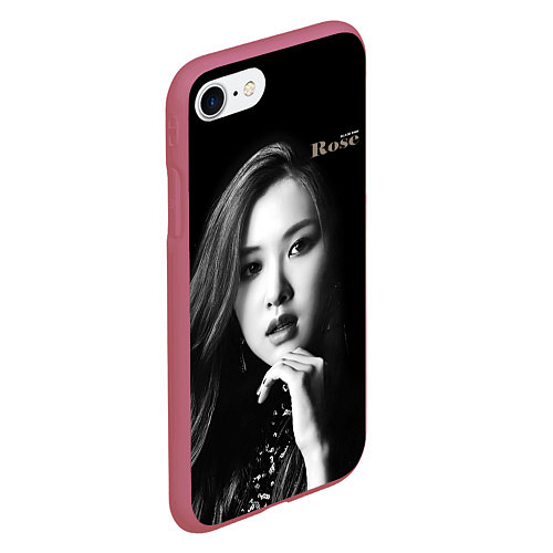 Чехол iPhone 7/8 матовый Blackpink Rosanna Park Chae-hyun / 3D-Малиновый – фото 2