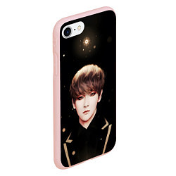 Чехол iPhone 7/8 матовый Byun Baek hyun, цвет: 3D-светло-розовый — фото 2