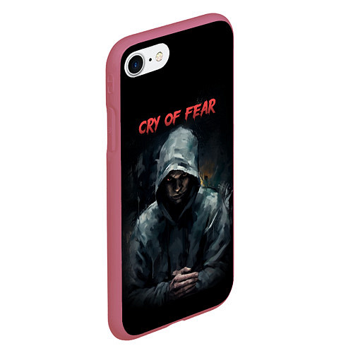 Чехол iPhone 7/8 матовый Cry of Fear - Simon / 3D-Малиновый – фото 2