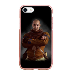 Чехол iPhone 7/8 матовый The Witcher 3 - Гюнтер