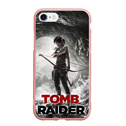 Чехол iPhone 7/8 матовый Rise of the tomb rider