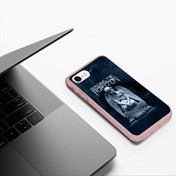 Чехол iPhone 7/8 матовый Bring Me The Horizon Angel, цвет: 3D-светло-розовый — фото 2