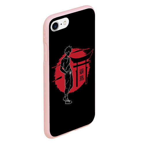 Чехол iPhone 7/8 матовый Муген - Samurai Champloo / 3D-Светло-розовый – фото 2