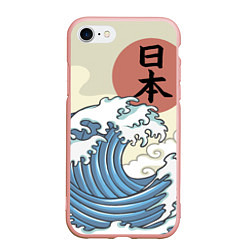Чехол iPhone 7/8 матовый Япония море
