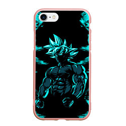 Чехол iPhone 7/8 матовый Goku - Dragon ball
