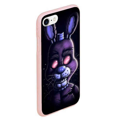 Чехол iPhone 7/8 матовый Five Nights at Freddys Bonnie / 3D-Светло-розовый – фото 2