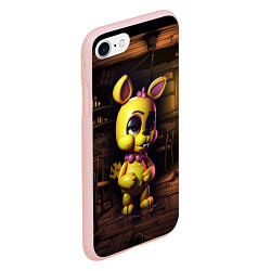 Чехол iPhone 7/8 матовый Spring Bonnie Five Nights at Freddys, цвет: 3D-светло-розовый — фото 2