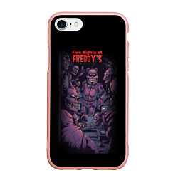 Чехол iPhone 7/8 матовый Five Nights at Freddys poster